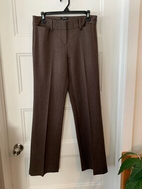 Jacob Women ´s dressy Brown Straight-Leg Dress Pants